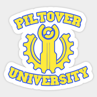 Piltover University College Design Sticker